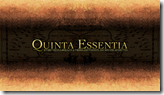 Quinta Essentia - Tela de título