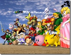 smash bros brawl - personagens