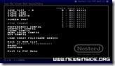 NesterJ - Emulador de NES (Famicom) para PSP - Menu