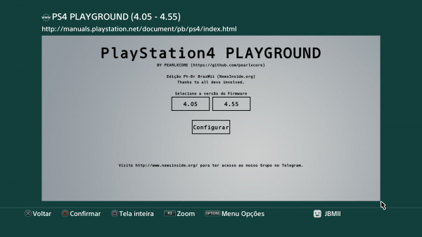 PS4 Playground Browser
