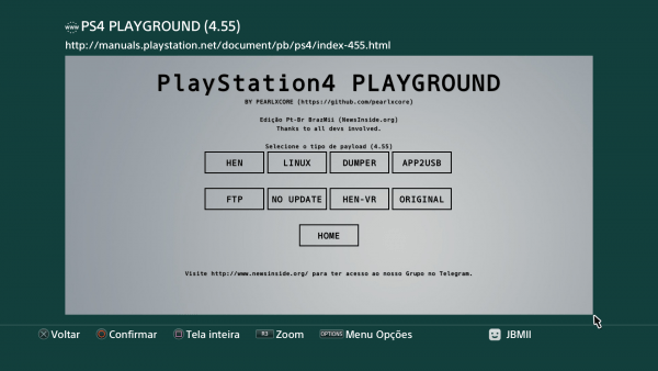 PS4 Playground Browser
