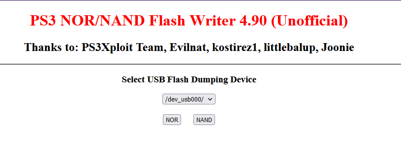 New Flash Writer PS3 4.90 