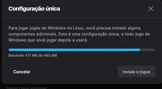 Página do Fortnite no Epic Games Launcher para Linux